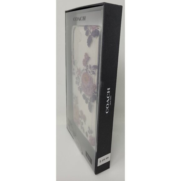 Coach Protective Case for Samsung Galaxy S21+ 5G / S21 Plus Moody Floral Purple - Picture 2 of 5